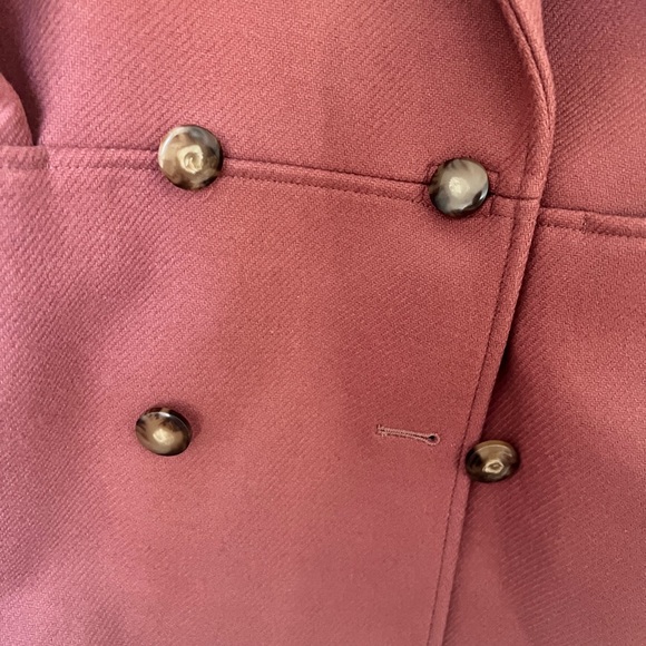 Sezane James coat-Women’s Double-Breasted- XL/14 rust pink - Picture 4 of 7